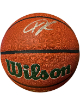 Giannis Antetokounmpo signed Milwaukee Bucks Logo Wilson NBA Composite Basketball- Fanatics Holo