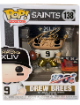 Drew Brees signed New Orleans Saints SB XLIV Champions Funko Pop Figure #9- Steiner Holo