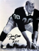 Jim Otto signed Oakland Raiders 8.5x11 Photo HOF 1986 bend- Otto/GTSM Holo