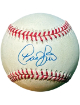 David Segui signed this Rawlings Official American League Baseball toned- COA (Orioles/Mets/Expos)