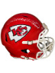 Will Shields signed Kansas City Chiefs NFL FS Rep Speed Helmet HOF 15- Schwartz Hologram