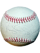 Darryl Strawberry signed Rawlings Official Major League Baseball light sig Strawman-PSA (Dodgers/Mets)