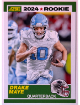 Drake Maye 2024 Score 35th Anniversary Rookie Card (RC) #3 (New England Patriots/UNC Tarheels)