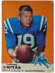 Johnny Unitas 1969 Topps NFL Football Card #25 (Baltimore Colts/HOF)