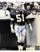 Jim Ringo signed Green Bay Packers NFL Licensed Vintage B&W 8x10 Photo imperfect- COA/ShowTicket (HOF)