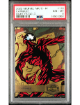 2022 Skybox Marvel Metal Spiderman Carnage Light FX Gold #118- PSA Graded 8 NM-MT