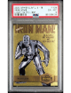 2022 Skybox Marvel Metal Universe Spider-Man Iron Man Light FX Yellow Card #136- PSA Graded 6 EX-MT