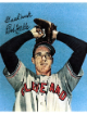 Bob Feller signed Cleveland 8x10 Portrait Photo w/ Good Luck- COA (HOF/3 No Hitters)