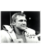 Lou Creekmur signed Detroit Lions Vintage B&W 8x10 Photo HOF 96- COA/Show Ticket