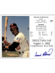 Frank Robinson signed Baltimore Orioles MLB Licensed Hall of Fame Induction Day 8x10 Photo/Card- COA