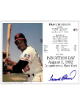 Frank Robinson signed Baltimore Orioles MLB Licensed Hall of Fame Induction Day 8x10 Photo/Card- COA