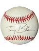 Terry Bradshaw signed Rawlings Official National League Baseball- COA (Norfolk St)
