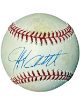 Jeff Abbott signed Rawlings Official American League Baseball toned- COA (Chicago White Sox)