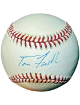 Tom Fordham signed Rawlings Official American League OML Baseball imperfect- COA (Chicago White Sox)