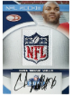 Chris "Beanie" Wells signed 2009 Donruss NFL Draft RC Auto/ NFL Patch- #NFL-CW