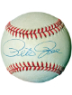 Pete Rose signed Rawlings Official National League RONL Baseball imperfect- COA (Hit King/Cincinnati Reds)