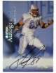 Frank Wycheck signed 1999 Fleer Skybox Autographics On Card Auto (Oilers/Titans)