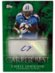 Chris Johnson signed 2009 Topps Career Best Auto Card #CBA-CJ (Tennessee Titans)