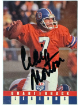 Craig Morton signed 1991 QB Legends Team NFL On Card Auto #32- COA (Denver Broncos)