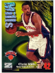 Chris Mills 1997-98 SkyBox Z-Force NBA Card #130 Rave- /399 (New York Knicks)
