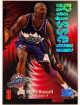 Byron Russell 1997-98 SkyBox Z-Force Basketball Card #82 Rave- /399 (Utah Jazz)