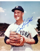 Enos Slaughter signed New York Yankees MLB 8x10 Photo imperfect- COA (HOF/10XAS)
