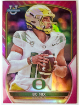 Bo Nix 2022 Bowman U Chrome Prospect Pink Refractor Rookie Card # 61 (Oregon/Broncos)