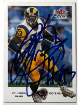 Kevin Carter signed 2000 Fleer Focus On Card Auto #103- COA  (Rams/Titans)