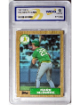 Mark McGwire 1987 Topps Rookie Card #366 - WCG Graded 10 Gem Mint (Oakland A's)