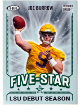 Joe Burrow 2020 Sage Hit Premier Draft Five-Star Green Rookie Card (RC) #91 (LSU)