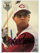 Aaron Boone signed 1994 Stadium Club Rookie On Card RC Auto #10- COA (Cincinnati Reds)