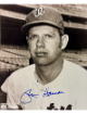 Jim Hannan signed Washington Senators MLB Licensed 8x10 Photo- COA/Ticket
