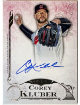 Corey Kluber signed 2015 Topps Five Star On Card Auto #FSA-CKL (Cleveland/2X CY)