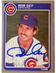 Ron Cey signed 1985 Fleer On Card Auto #52- COA (Chicago Cubs)
