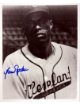Sam Jethroe signed Cleveland Buckeyes 8X10 Photo imperfect- COA (ROY 1950)