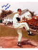Bob Buhl signed Milwaukee Braves MLB 8x10 Photo imperfect - COA (1957 WS Champ)