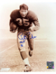Pete Pihos signed Philadelphia Eagles NFL 8x10 Photo w/ HOF 70 minor dings- COA