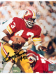 Larry Brown signed Washington NFL Licensed 8x10 Photo imperfect- COA/1972 MVP