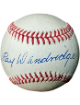 Ray Dandridge signed ROAL Rawlings Official American League Baseball- COA (Millers/Cubans)