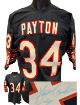 Walter Payton signed Official Wilson NFL Chicago Bears Wilson NFL Navy Jersey #34 imperfect (Size 44)- PSA LOA #Z03550 (HOF)