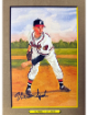 Warren Spahn signed Boston Braves Perez Steele Great Moments 5.75x8 Postcard- Beckett (HOF)