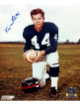 Kyle Rote signed New York Giants NFL 8x10 Photo minor dings- COA/Show Ticket/SMU