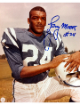 Lenny Moore signed Baltimore Colts NFL 8x10 Photo #24- COA/Show Ticket (HOF)