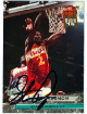 Stacey Augmon signed 1992-93 Fleer Ultra Dunk '15 Certified On Card Auto #215 (Atlanta Hawks)