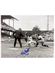 Ed Yost signed Washington Senators 8x10 Photo- COA/Show Ticket -The Walking Man