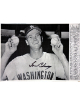Tom Cheney signed 1962 Washington Senators 7.5x10.5 Photo - COA 21 Strikeouts/K's