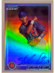 Starlin Castro signed 2010 Bowman Chrome Refractor Cubs On Card Auto #BCP100 /500 (Chicago Cubs)