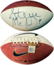 Steve McNair signed Nike Logo Full FS WP Football #9 - Beckett Review/Titans/Air McNair