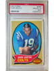 John Unitas 1970 Topps Card #180- PSA Graded 8 (OC) NM-MT (Baltimore Colts/HOF)
