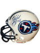 Randall Godfrey signed Tennessee Titans Riddell TB Rep Mini Helmet #56- COA/UGA